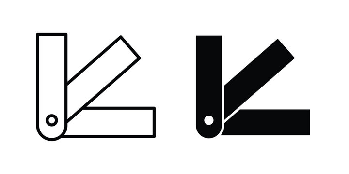 Swatchbook icon design pack in white and black color