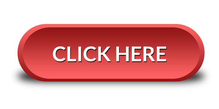 Glossy Red Click Here Button in Rectangular Shape for Web and App UI