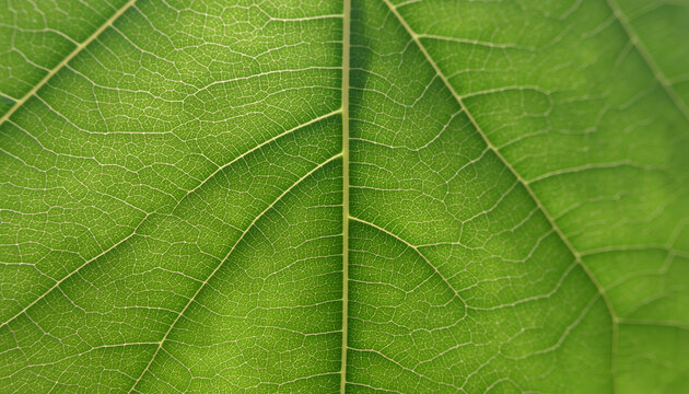 Green leaf venation macro with detailed organic texture.