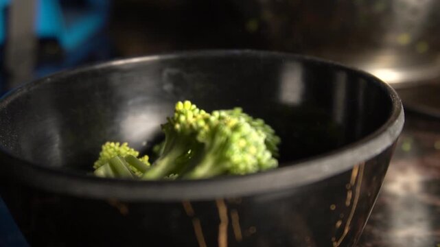 Fresh broccoli florets showcasing vibrant green color, packed with fiber, vitamins, and antioxidants, representing healthy eating, organic produce, and nutritious vegetable choices