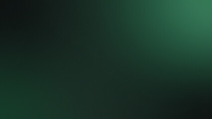 Dark green black emerald teal premium abstract background. Color gradient ombre blend. Soft blur fade with subtle light glow shimmer effect. Smooth fluid tones with minimal style and fine noise grain  © Background & Texture