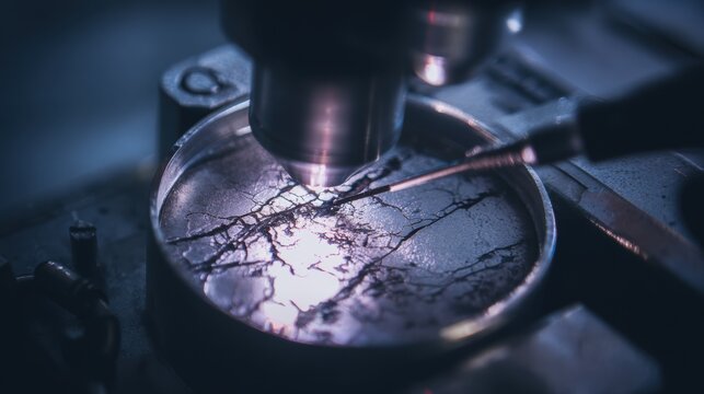 Detailed Inspection of Microscopic Defects in High Fidelity Samples