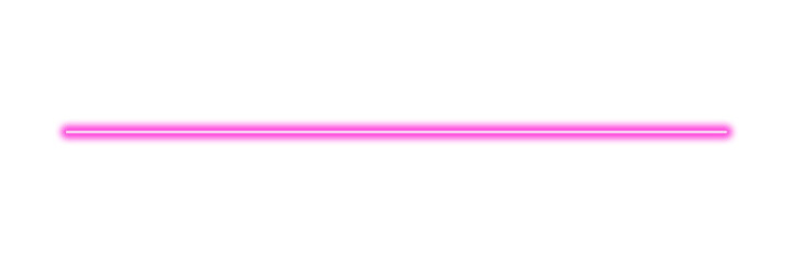 glowing pink neon horizontal line isolated on transparent background © SR Graphics