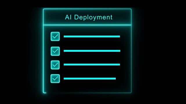 AI deployment cybersecurity software developer coding programming technology machine learning next gen concept with developer hand interacting transparent screen showing coding animation 4k vido