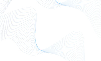 Abstract Blue Wave Lines Background Diagonal Flowing Smooth Minimalist Design Element © Tromistudio 
