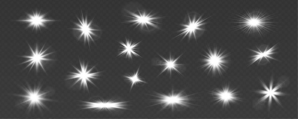White glow cuts the dark sky. Tiny sparks drift around the beam. Futuristic lens flare shines with clean neon reflections. © MEDUZA