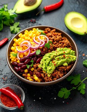 Mexikanische Taco Bowl