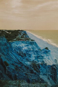 rocks and sea