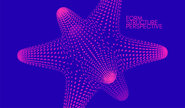 Molecule. Grid. Virus particle. Pathogen organism. Object of scientific research. Vector illustration for banner, flyer, poster, cover, brochure or presentation.