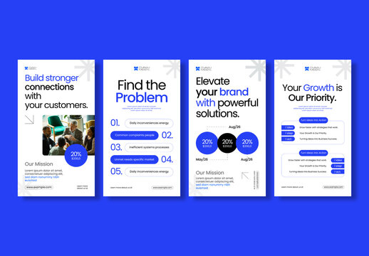 Corporate Business Social Media Post Template Modern Marketing Carousel Banner Design