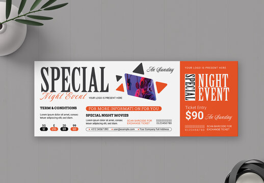 Special Night Event Ticket