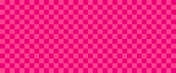 Abstract pink checkered background. Design for banner, greeting card, poster, cover, web, social media. © arina
