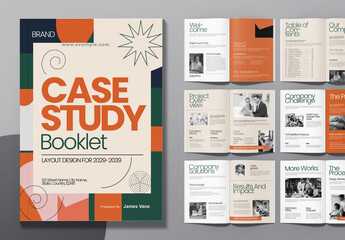Creative Case Study Brochure Layout