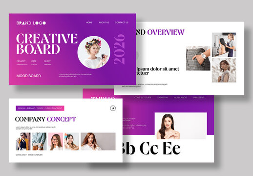 Mood Board Design Layout