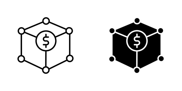 Business model icon on white background, editable stroke svg 10