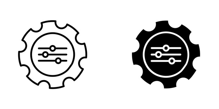 Customized icon on white background, editable stroke svg 10