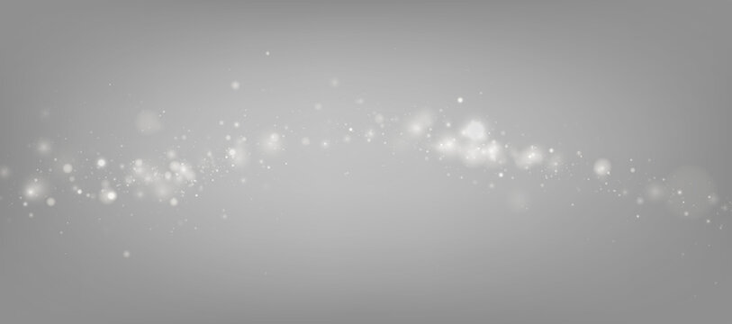 White glowing particles drift through blur. Golden sparkles add luxury festive reflections. PNG transparent overlay feels elegant tonight.
