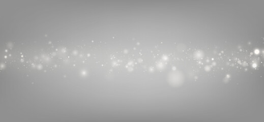 Transparent glitter particles shine with gentle motion. A subtle glow fills the composition beautifully. PNG decoration adds magical detail. © dedstock