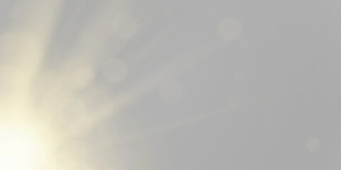 Obraz premium Sun rays shining with radiant golden light and smooth gradients. Warm glow creates friendly summer style. Perfect design element for visuals. png