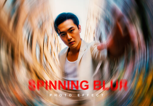 Spinning Blur Photo Effect