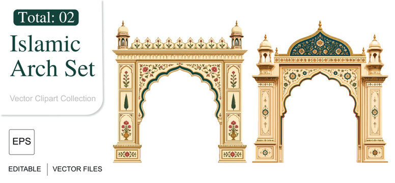 Islamic Architecture Elements Pack