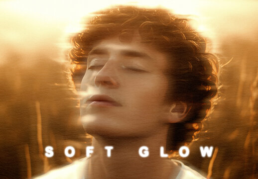 Dreamy Soft Glow Portrait Light Photo Effect