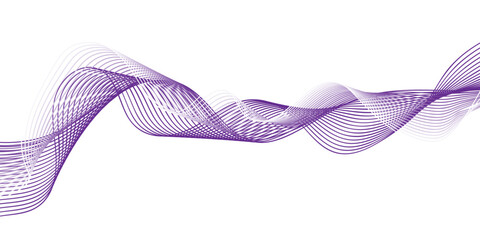 Fototapeta premium Abstract colorful wave background design featuring blue digital lines and wavy motion curves in a creative vector illustration art backdrop
