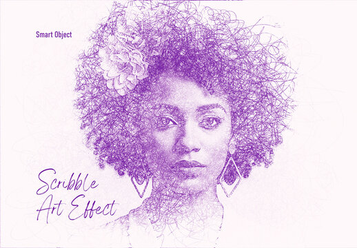 Scribble Art Photo Effect
