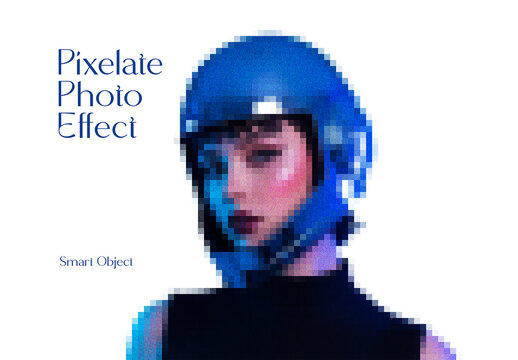 Pixelate Photo Effect