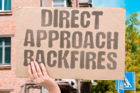 "Direct Approach Backfires" research confirms direct romantic approach measurably backfires in adult dating contexts. REAL. LIFE. MODERN. HUMAN. DATE.