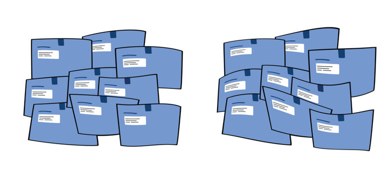 Dutch tax letter. tax envelope on the doormat. Official letter in blue envelope of the Dutch tax authorities (Dutch: Belastingdienst). The Hague, Holland administration or VAT return. Tax assessment.
