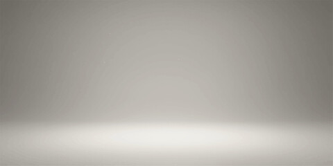 Obraz premium Empty minimalist studio space bathed in a soft, ethereal light, perfect for showcasing your products or concepts.