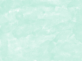 ざらつきのあるミントブルーの背景 / Mint blue watercolor background with grainy texture © popokonia