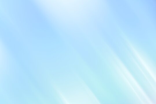 ライトブルー背景に光線が入った爽やかでシンプルな背景素材　抽象背景