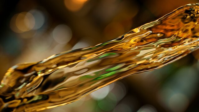 Pouring Whiskey from Bottle