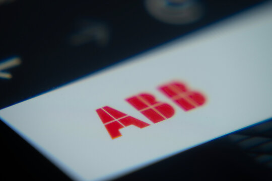 Dhaka, Bangladesh- 02 Dec 2025: A Close-up of a laptop screen is displaying the ABB web interface in a browser.