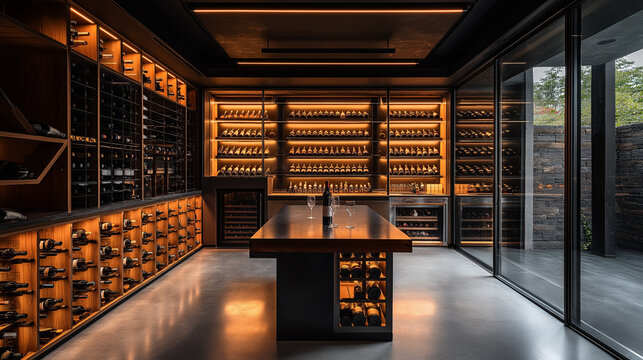 Modern Wine Cellar