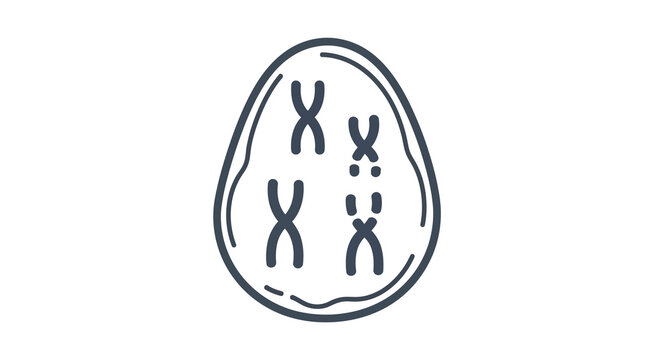 Genetics, Chromosomes, DNA, Cell, Science, Biology Icon