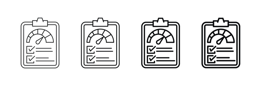 Aptitude  Icon Set Different Style Collection