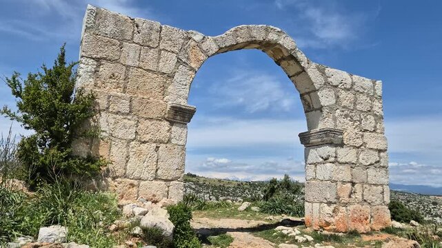 Ancient Roman Road Journey: walking through historical Roman Road in Sağlıklı Village Tarsus