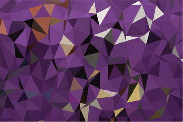Obraz premium Vibrant purple low poly abstract design creating a captivating geometric pattern for modern artistic presentations
