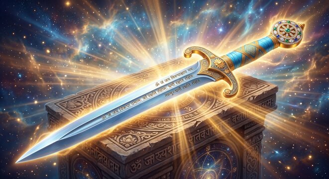 Khanda Sword of Arjuna - Divine Righteous Blade