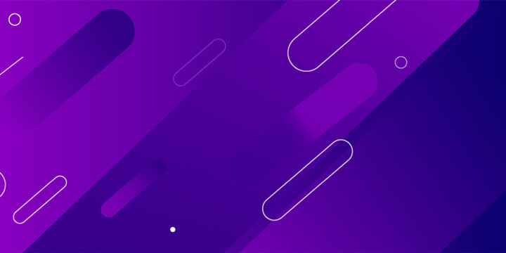 Purple abstract geometric background. Dynamic shapes composition. Vector illustration