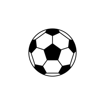 soccer ball isolated on white