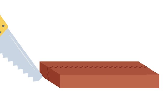 carpentry hand saws animation, cross cut panel pruning saw with teeth animated video, Industrial Equipment clip, 1st of May footage,  International Workers Day motion graphics
