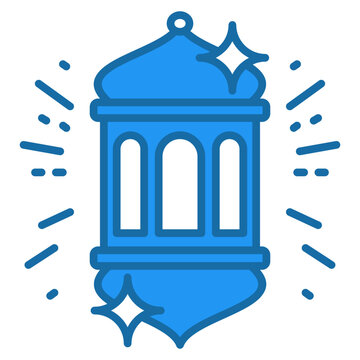 Lantern Glow Icon For Design Elements
