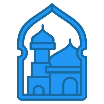Ramadan Worship Icon For Design Elements
