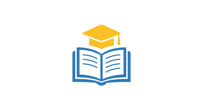 Symbolic representation of education, learning, and academic achievement concept design
