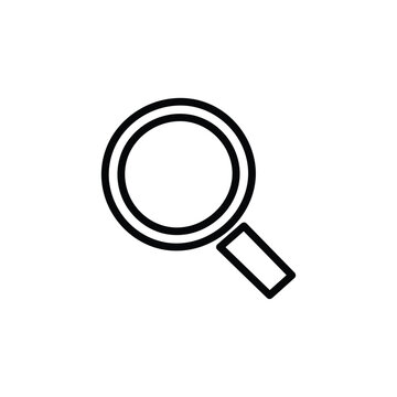 magnifying glass isolated on white