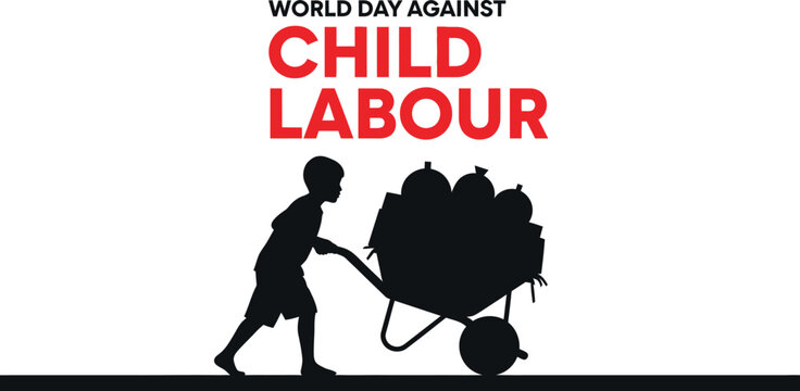 Happy labour day raising awareness against child labour and promoting fair work